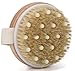 Dry / Wet Bath Body Brush by Yolika- Natural Boar's Bristle Massage for Better Exfoliation - Remove Dead Skin Cells While Reducing Cellulite & Toxins