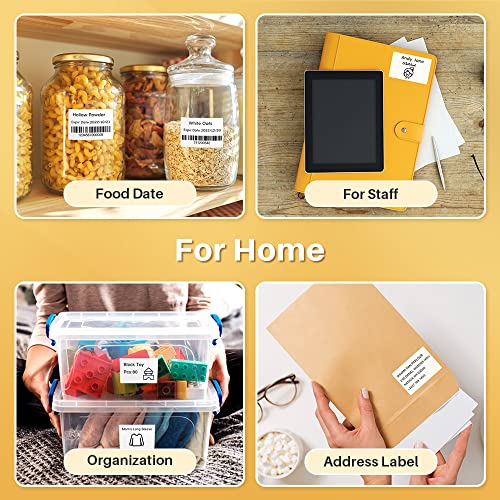 Phomemo M120 Label Maker- Barcode Printer Bluetooth Thermal Label Maker Machine 2 Inch 50Mm Barcode Label Printer For Retail, Qr Code, Small Business, Compatible With Android, Ios & Pc, Black #TOP5