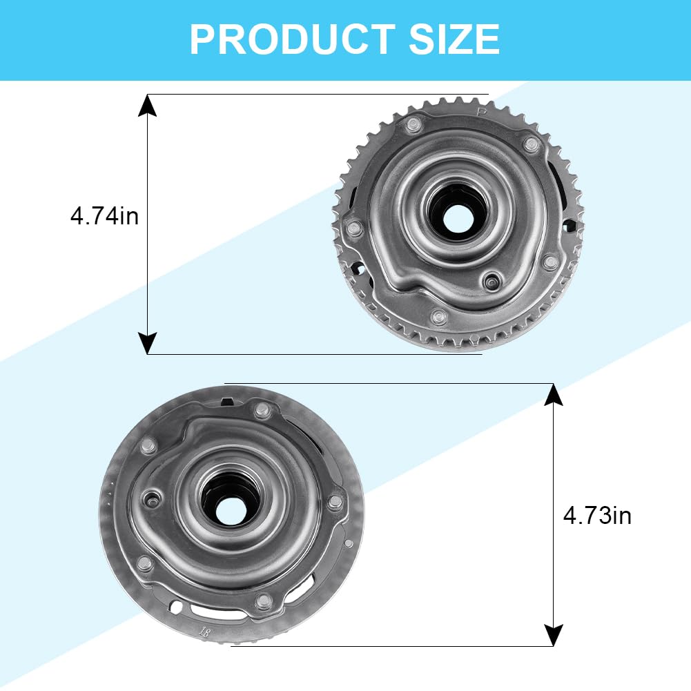 JDMON Engine Timing Camshaft VVT Gear Cam Phaser Compatible with Chevy Aveo 2010-2011 Aveo5 2010-2011 Sonic 2012-2018 Cruze 2011-2015 Pontiac G3 2010 L4 1.6L 1.8L Replace 55567048 12992410