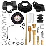JA&MIU 27421-99C Carburetor Rebuild Carb Repair Kit Compatible with Harley Davidson Dyna Sportster 40mm XL883 XLH1200 1200 Custom XLC, Compatible with Keihin HD CV40 Carburetor, Replaces 27490-04