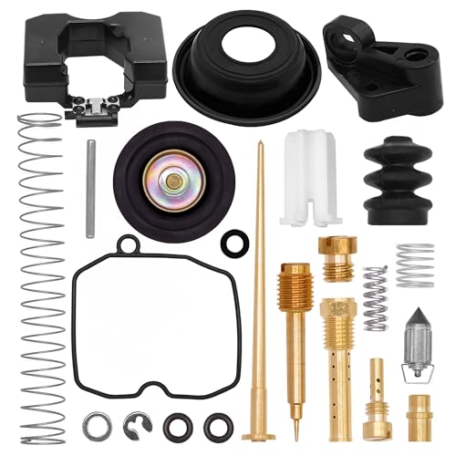 JA&MIU 27421-99C Carburetor Rebuild Carb Repair Kit Compatible with Harley Davidson Dyna Sportster 40mm XL883 XLH1200 1200 Custom XLC, Compatible with Keihin HD CV40 Carburetor, Replaces 27490-04
