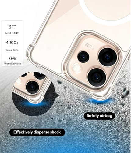 Image of KAPAVER Essential Back Cover Case Compatible with Oppo Reno 15 Pro (PC+TPU) (Oppo Reno 15 Pro - Magnetic Clear)