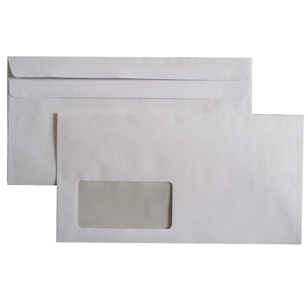 BmF-3000-125x235 mm kompakt Briefumschläge selbstklebend m. Fenster