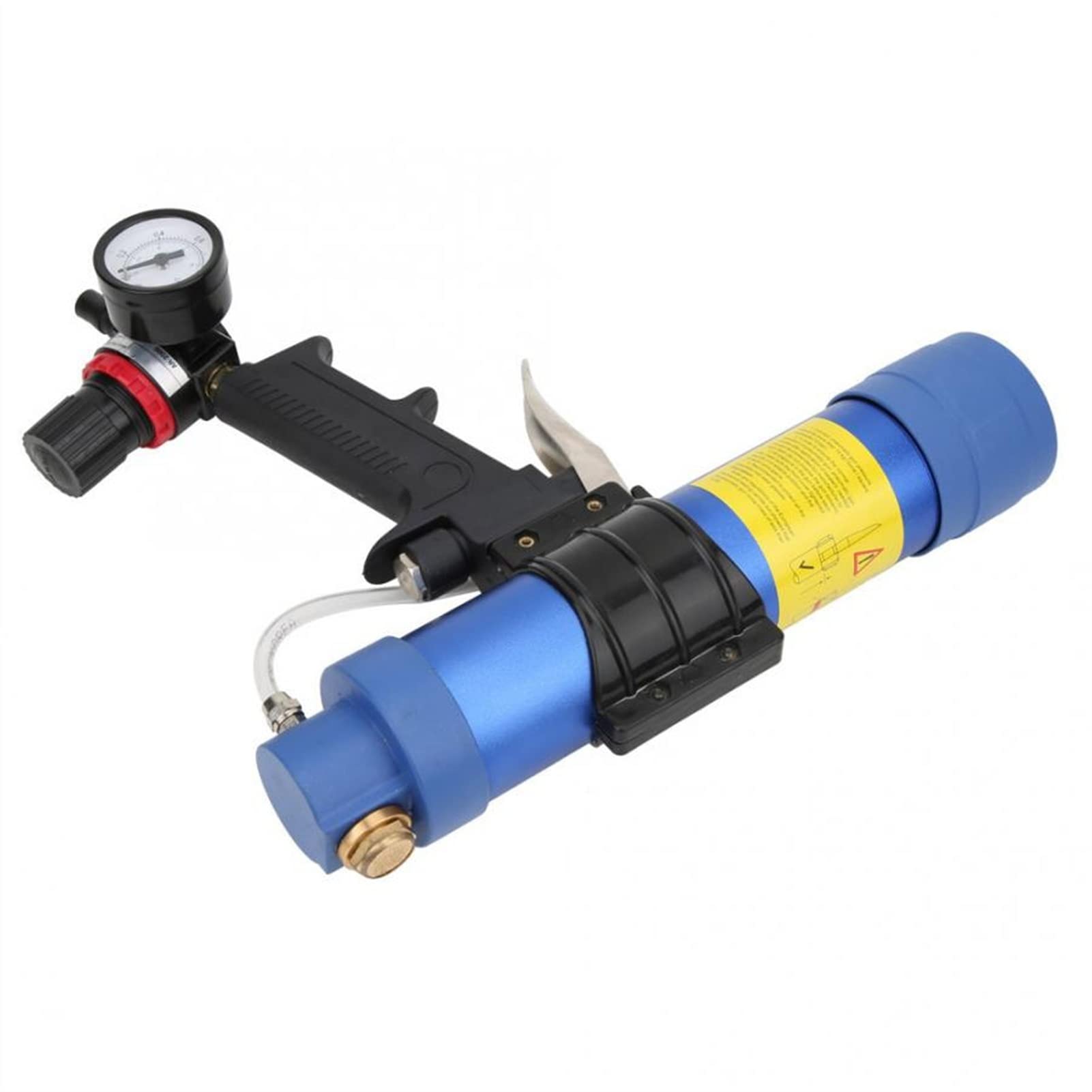 Mini Pistola de calafateo neumática Q3 310ML Pistola de Pegamento de Vidrio neumática Pistola de Silicona de Velocidad Ajustable Herramienta de Calor de reparación eléctrica Industrial para calafate