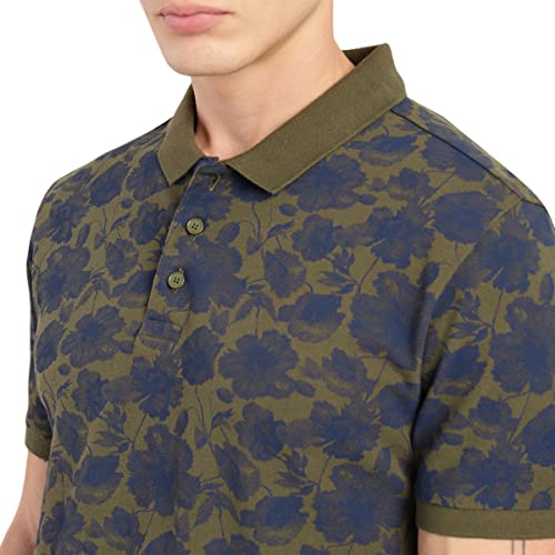 Image of Levi's Men Cotton Regular Fit Printed Polo T-Shirt