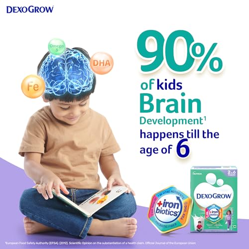 Image of Nutritious Milk Drink for 2-6 year Old Kids with IRON BIOTICS, Zero Added Sucrose - 400g BIB