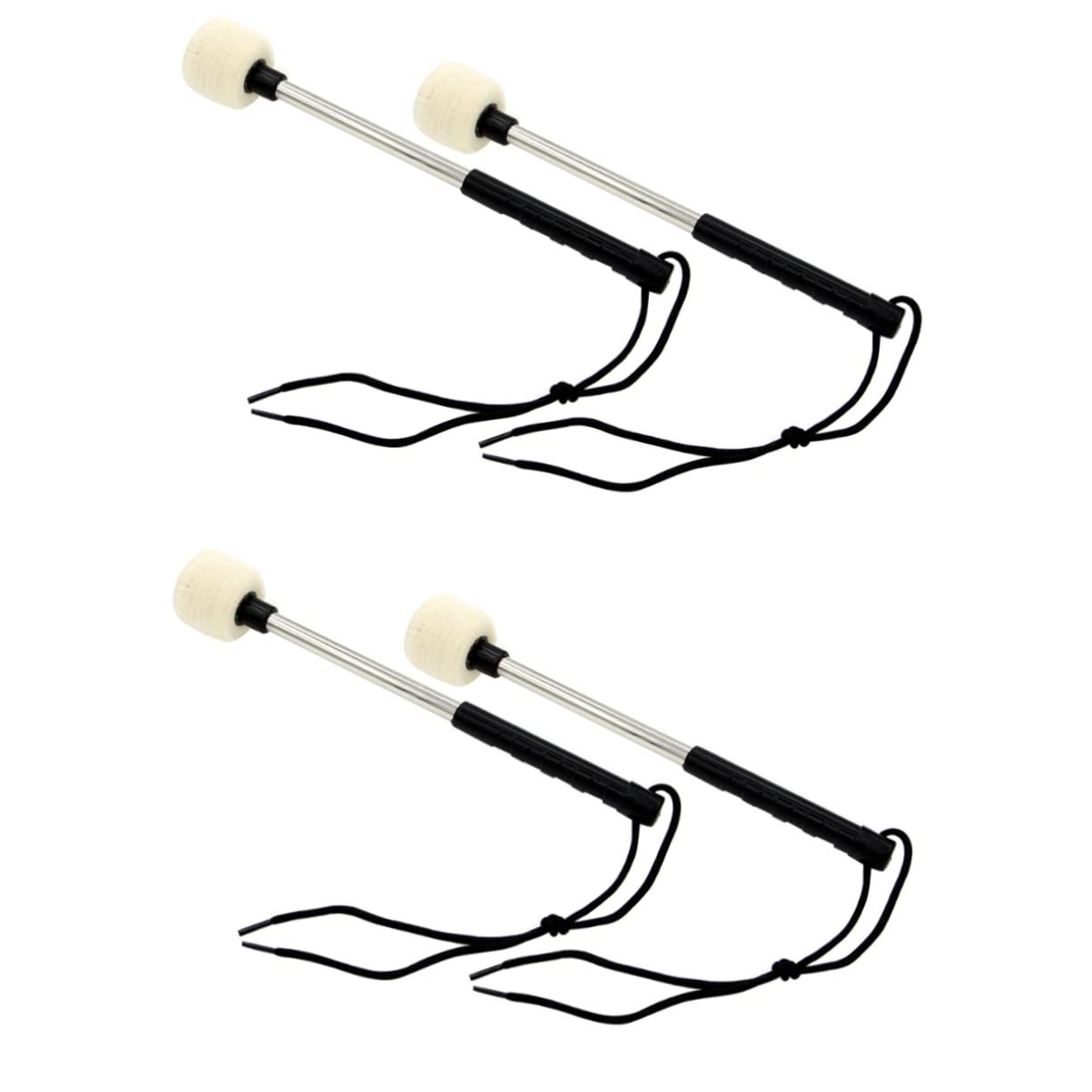 TOYANDONA 4 Pezzi Tamburo Feltro Mallet Instrumentos Musicales Para Niños Strumento Musicale Feltro Testa Bacchette A Percussione Accessorio Per Strumenti Musicali Tabla Marimba Strumento
