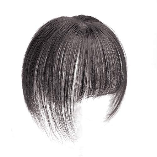 Frange 3D cheveux naturels brun foncé la coiffure idéale pour vos soirées et bureaux