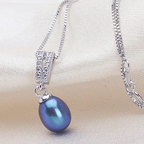Ensemble de bijoux perle noire et argent 925 pour sublimer vos soirées