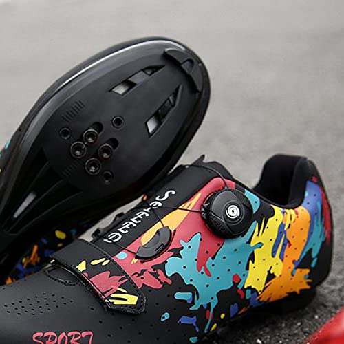 Image of Road Bike Cycling Shoes Riding Shoes Fits Look /SPD /SPD-SL Cleats Black 45-Sporting Goods-Cycling-Cycling Shoes & Shoe Covers-Men-1 Pair Road Cycling Shoes