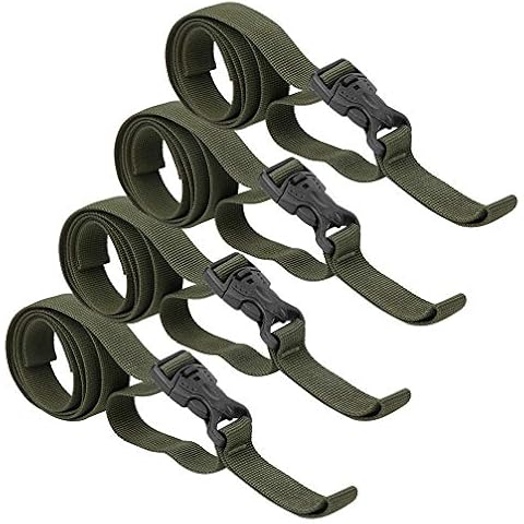 Heaveant Luggage Strap, Outdoor Suitcase Straps Double Safety Buckle Baggage Packing Belt Travel Suitcase Fixed Strap Cover