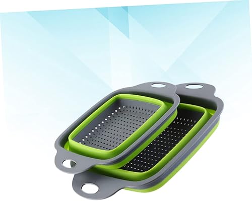 Miniatura 6 de Colador de frutas y verduras, pasta para escurrir, sobre el fregadero, colador de verduras, colador plegable, colador de frutas, contador de bayas,