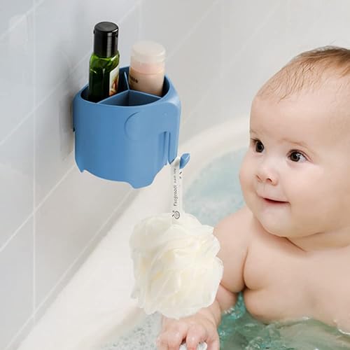 Miniatura 5 de Hippywell Soporte para cepillos de dientes para niños, lindo soporte para cepillos de dientes de elefante para niños, soporte para pasta de dientes