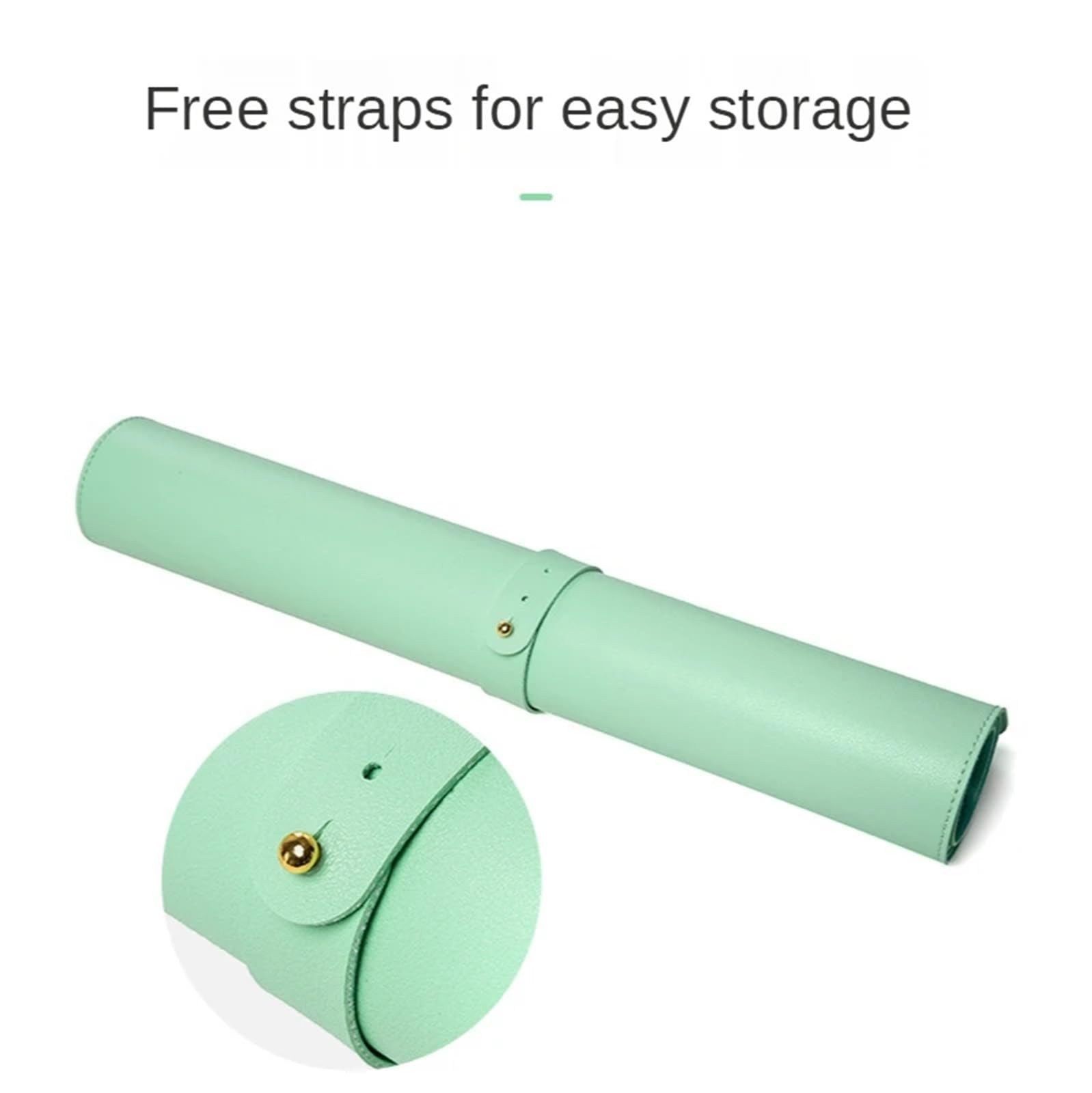 Schreibtischunterlagen Mauspad, tragbares, groß, for Spiele, wasserdicht, rutschfest, PU-Leder, Schreibtischunterlage for Computertastatur FüRs BüRo(Matcha green,80 X 40 CM)