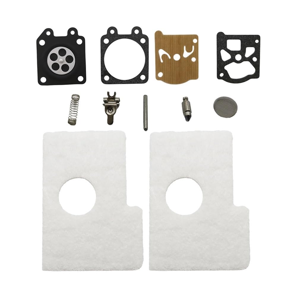 Kit de pièces de rechange pour carburateur et filtre à air de tronçonneuse MS 180