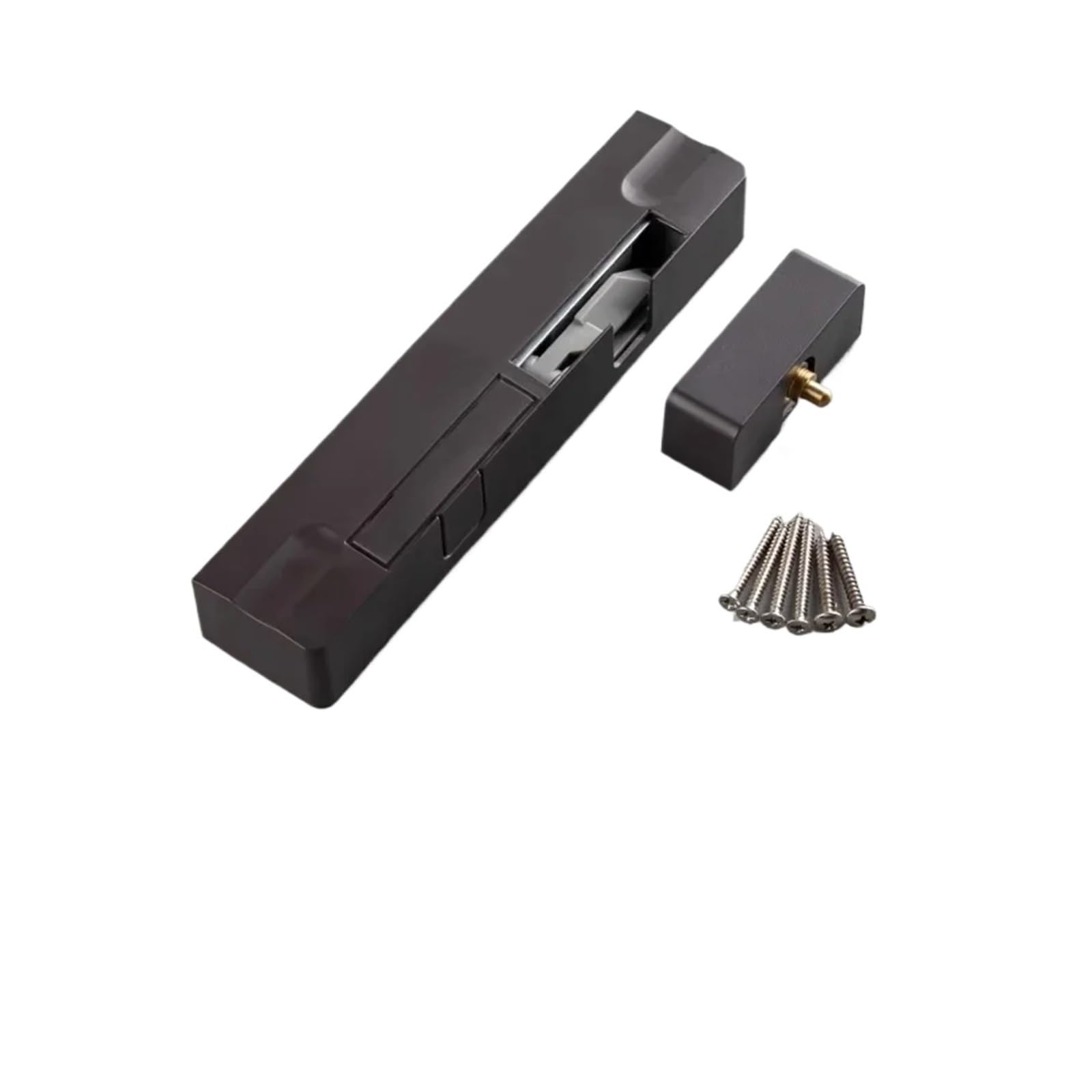Rugaikerba Black Left Open Retractable Automatic Door Closer & Stopper