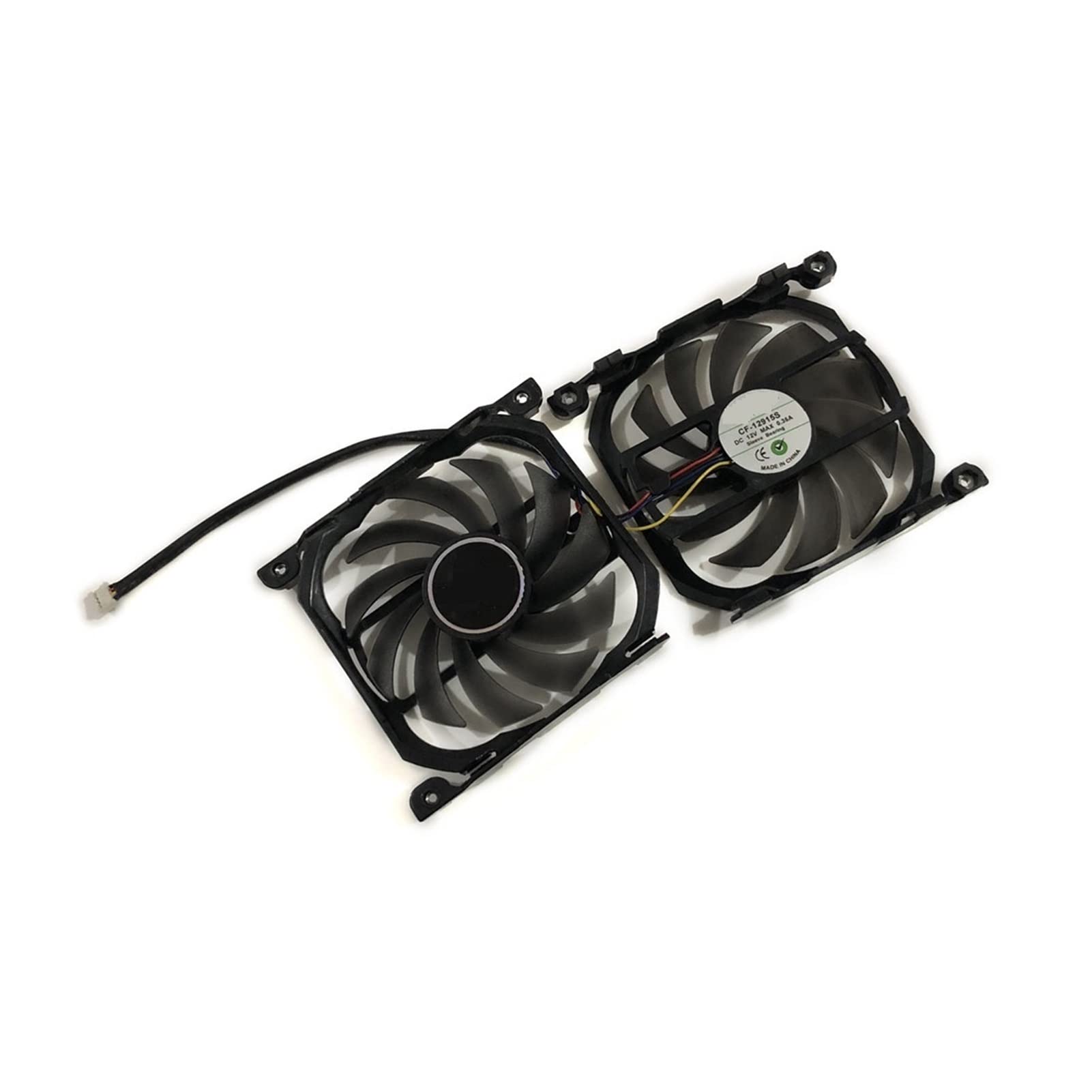2pcs / set GPU Enfriador CF-12915S Tarjeta gráfica de ventilador compatible con Elsa Georce GTX 1080 TI GTX 1070 TI GTX1080 GTX1070 GTX770 GTX980 Enfriamiento perfection