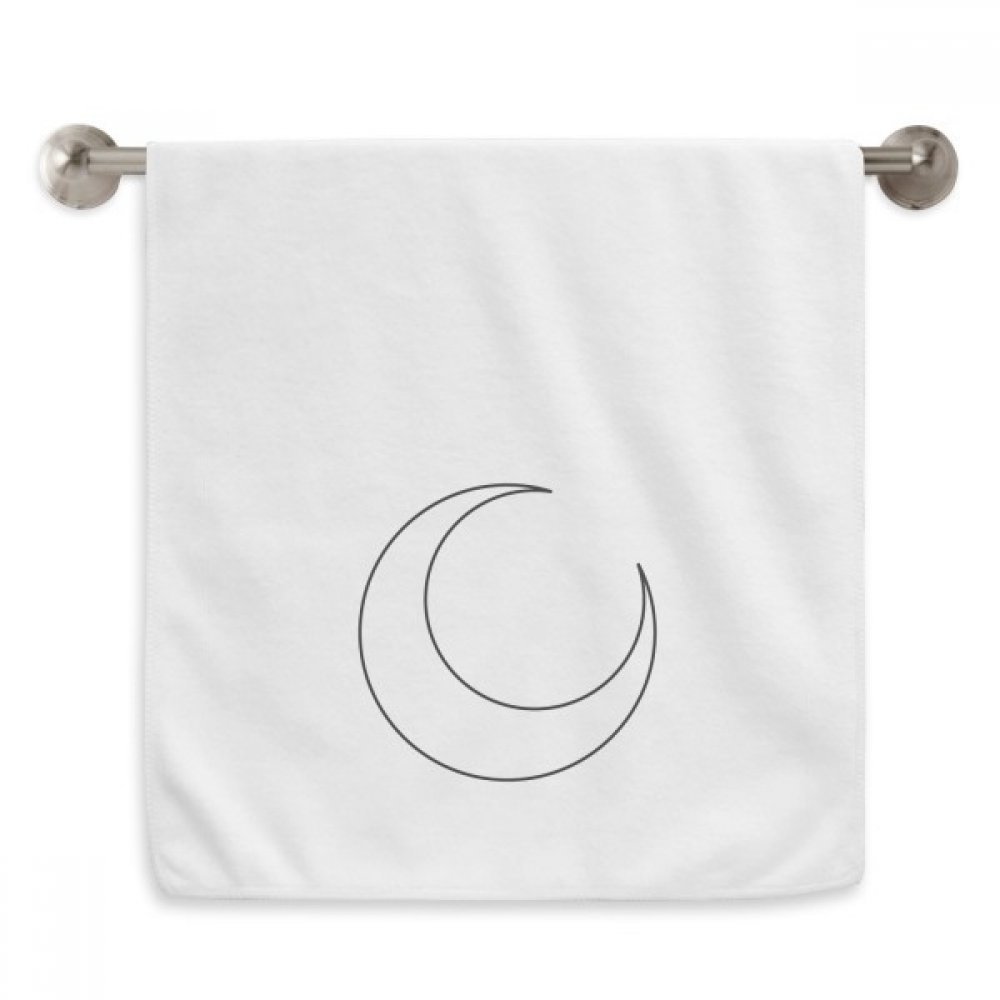 Serviettes douces lune blanche pour éviter les irritations du visage