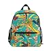 Jeansame Kinderrucksack für Kindergarten, Kleinkinder, Jungen, Mädchen, Vintage, Blumen, Rotkehlchen, Vögel