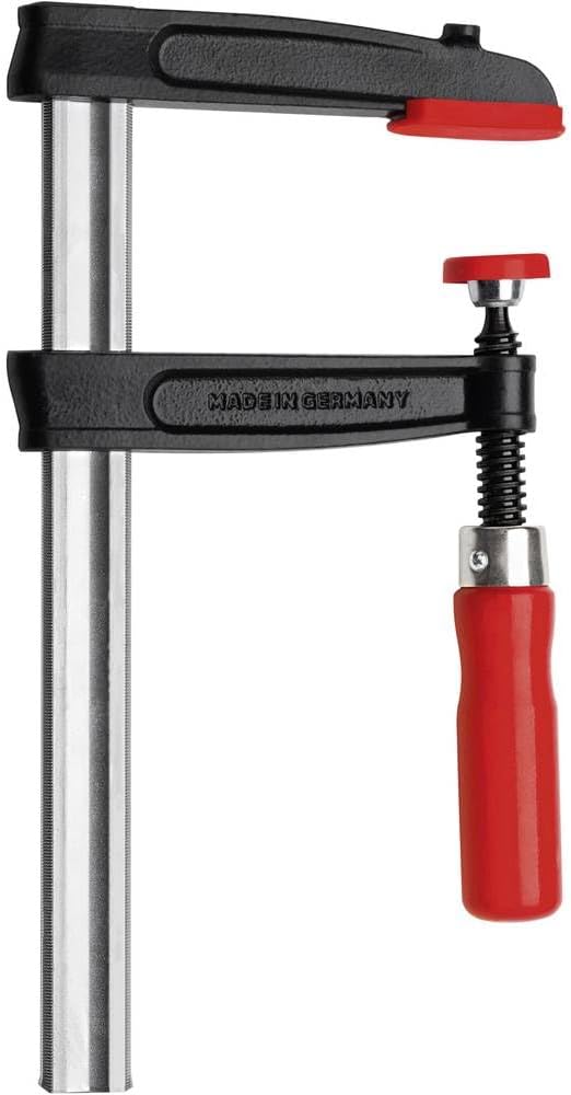 Bessey TPN60S17BE Temperguss-Schraubzwinge TPN-BE Malleable Cast Iron Screw Clamp, Multi-Colour, 600/175 mm
