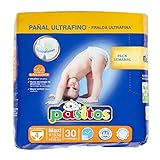 Pasitos - Pañales para bebés - Talla 4, 9-15 kg - 30 unidades