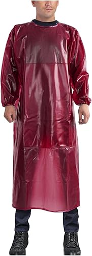 Traje de chapoteo delantal impermeable resistente a los productos químicos, bata de PVC de manga larga disponible en Yaxa Mexico