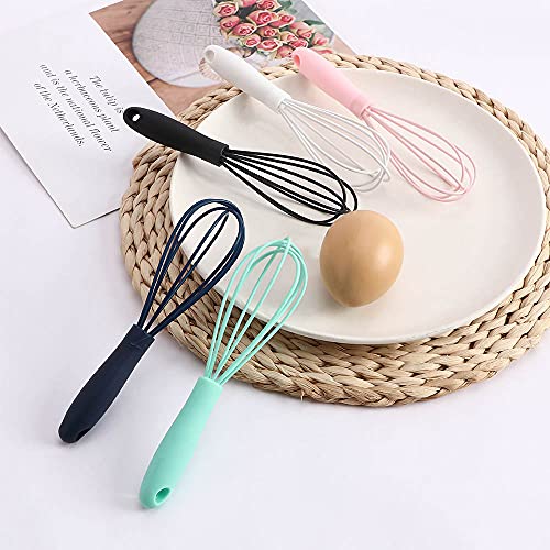 Multifunctional Rotary Manual Egg Beater, Kitchen Egg Whisk Bake Tool Egg Agitator, Egg Beaters Manual Hand Push Rotary Whisk Blender (Pink) #TOP2
