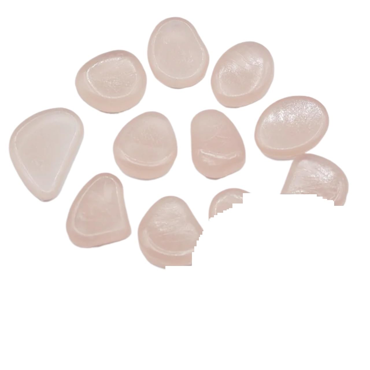 Garden Luminous Glowing Stone Decorative Pebbles Big Garden Decor Luminous Stones Glow in Dark Outdoor Fish Tank Decoration Pebble Rocks Aquarium Mix Color (Color : 9, Size : 48pcs)