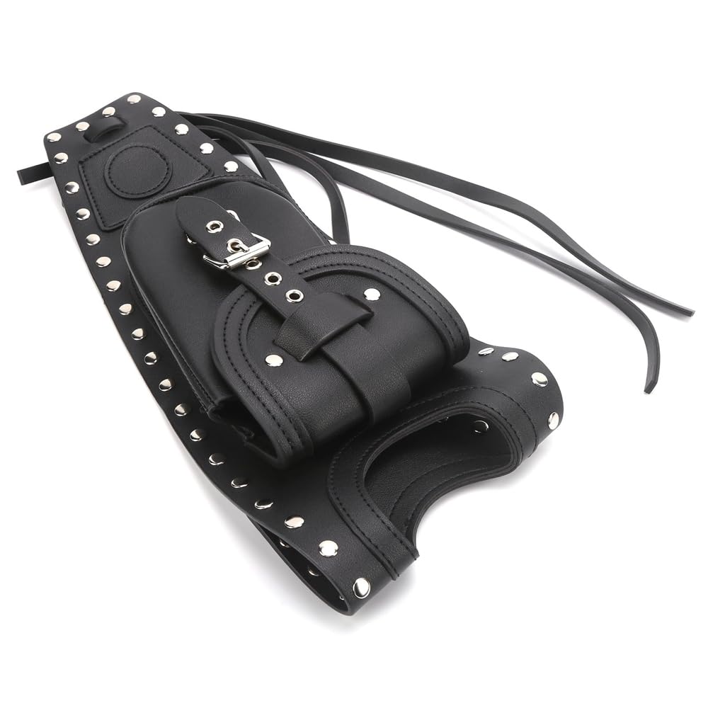 Motorrad Tankrucksack Wasserdichtes Leder Sattel Schwarz Universeller Seat Satteltasche Travel Tool Micro Motorrad Tasche Tank Abdeckung für XLX1000 XL1200X XLH883