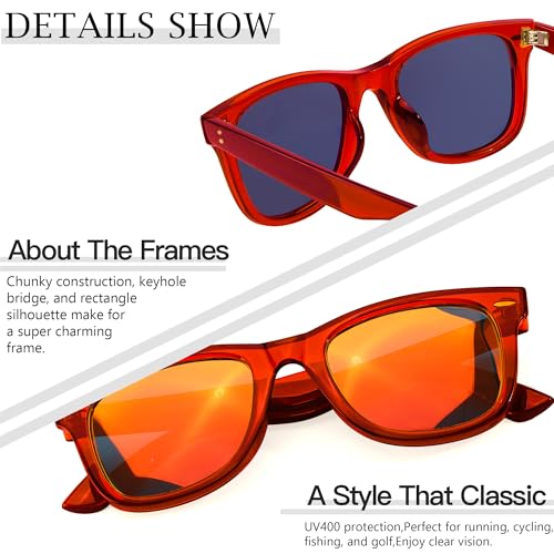 Image of SIPHEW Polarized Sunglasses for Women & Men - UV400 Mirrored Eyewear
