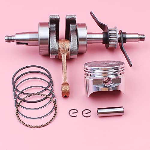 Pièce moteur essence 4T : kit piston 39mm et vilebrequin pour GX35