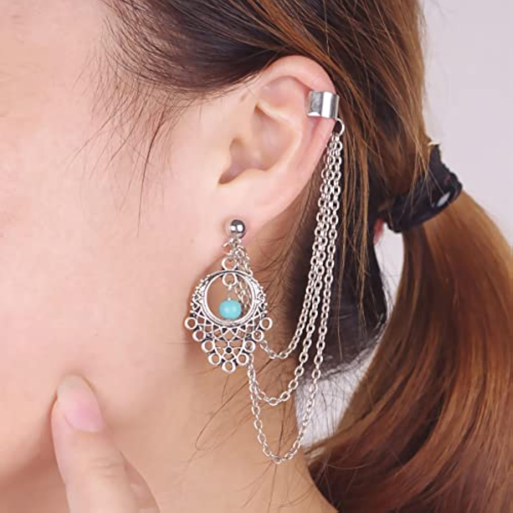 Boho Chains Ear Cuff Earrings For And (ER2079)