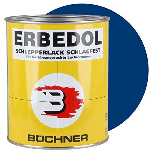 Preisvergleich Produktbild Schlepperlack, SAPHIRBLAU, RAL 5003, 750 ml, Traktor, Trecker, Frontlader, lackieren, Farbe, restaurieren, schnelltrocknend, deckend Lack, Lackierung