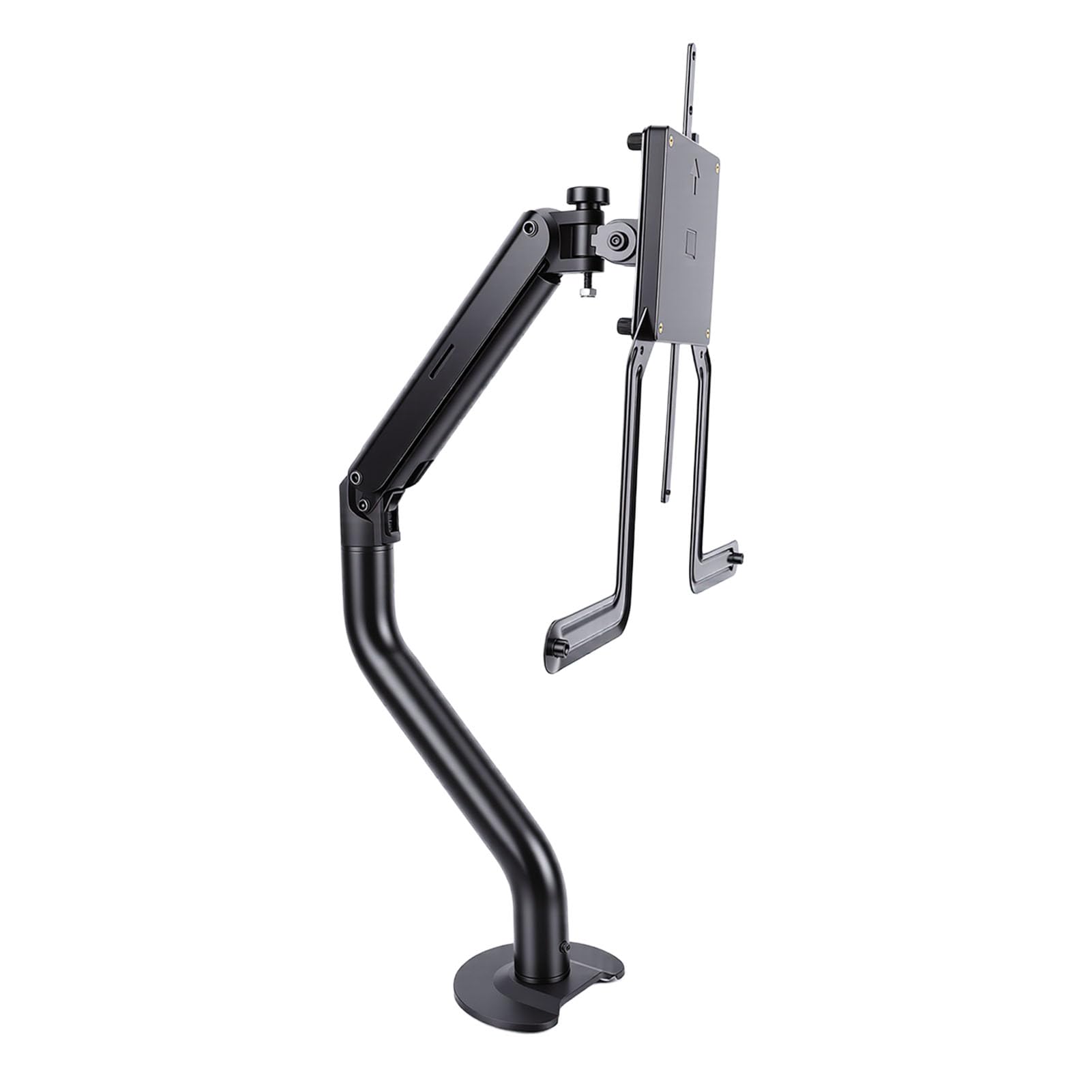 Braccio per Display Supporto da Scrivania in Acciaio PP Braccio Meccanico Universale Regolabile Supporto per Schermo LCD per Computer per Display Curvo da Ufficio - per Monitor per Carichi