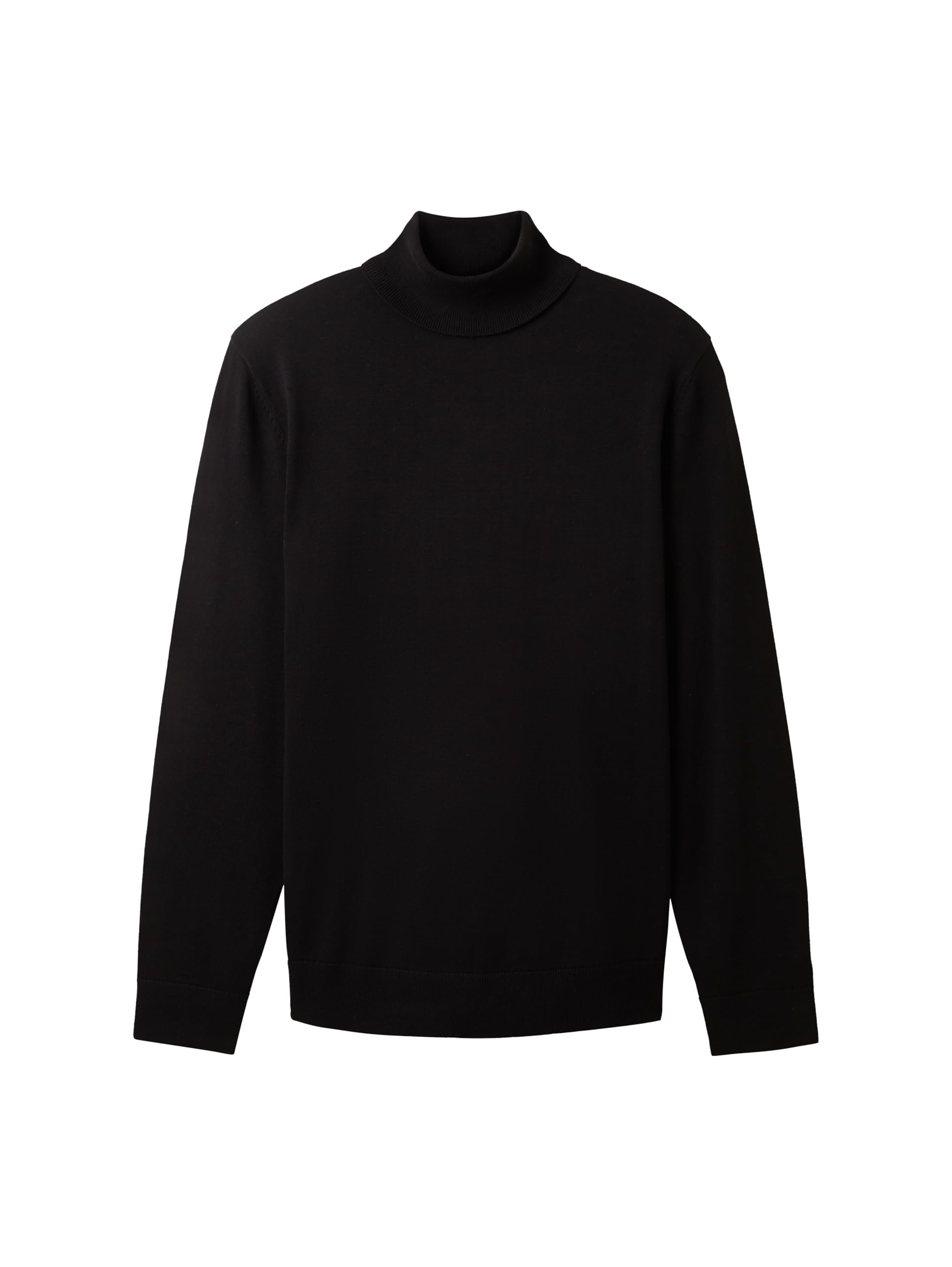 TOM TAILOR Dolcevita Basic Maglione a Collo Alto in Cotone Uomo