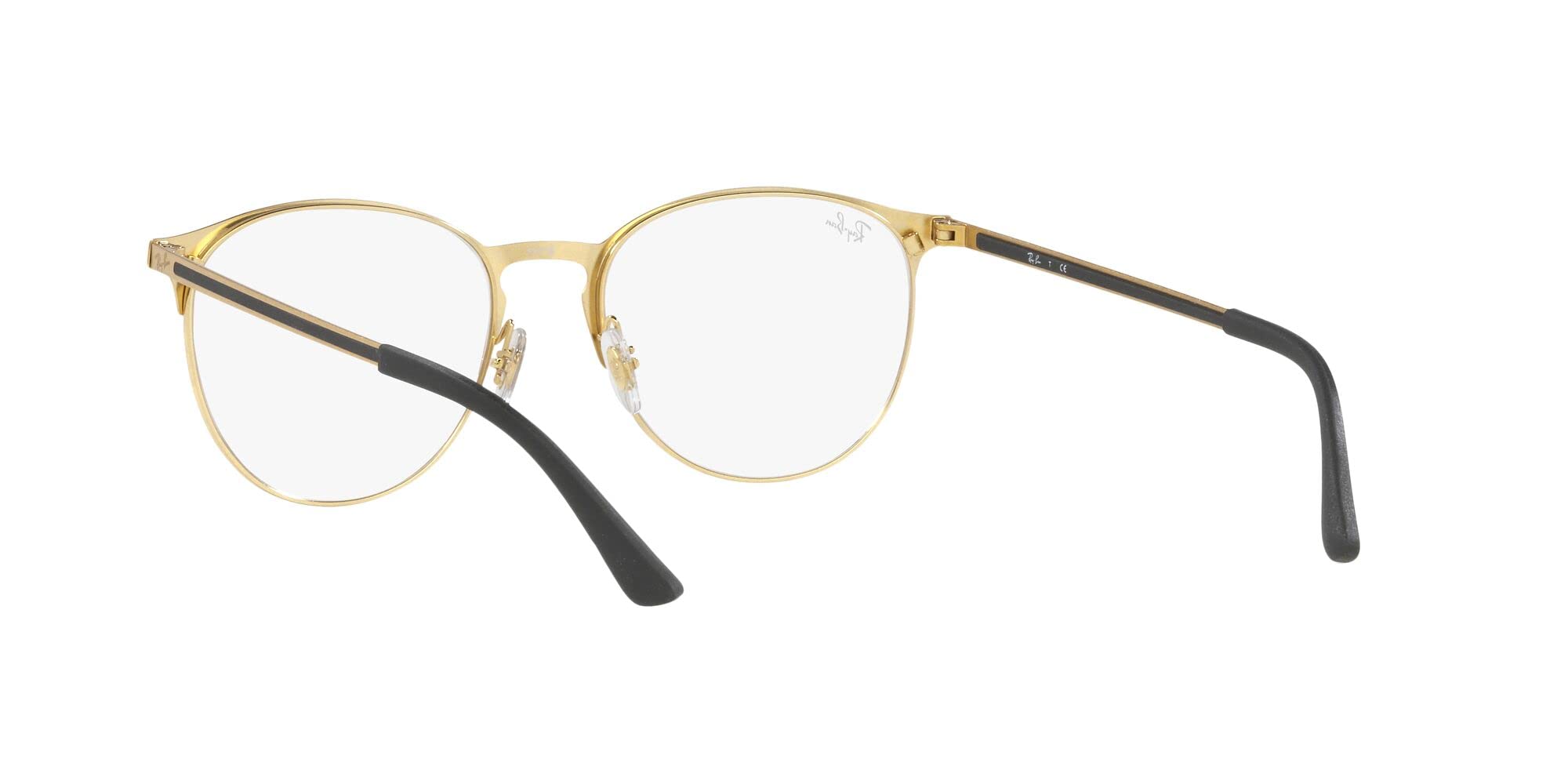Ray-Ban Opaski na okulary Unisex Dorosły, Matte Gold On Gold/Demo Lens, 51MM