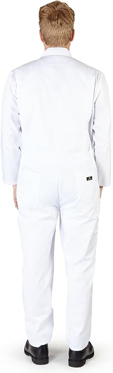 Mens Long Sleeve Basic Blended Work Coverall Includes Big & Tall Sizes - Order 1 size bigger