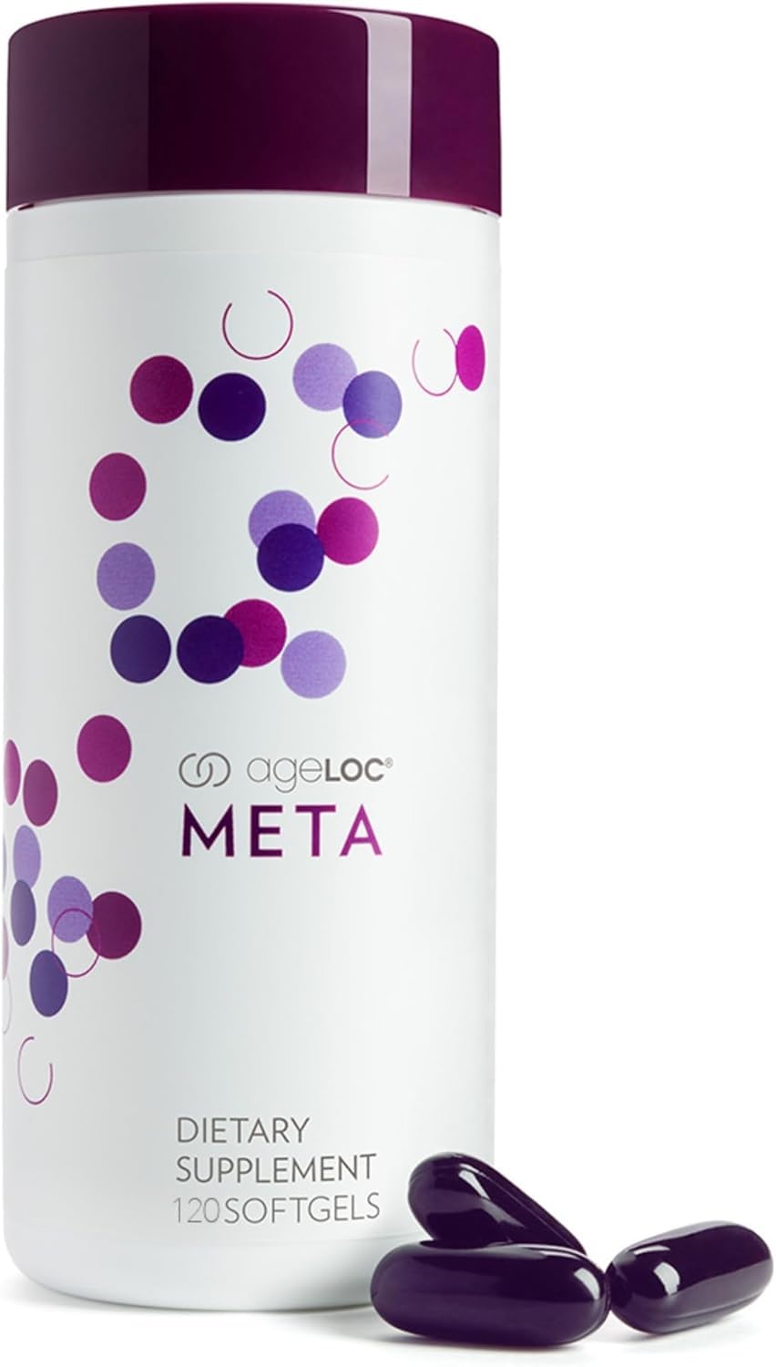Amazon.com: Nu Skin ageLOC Meta | 優質膳食補充劑| 高級軟膠囊促進