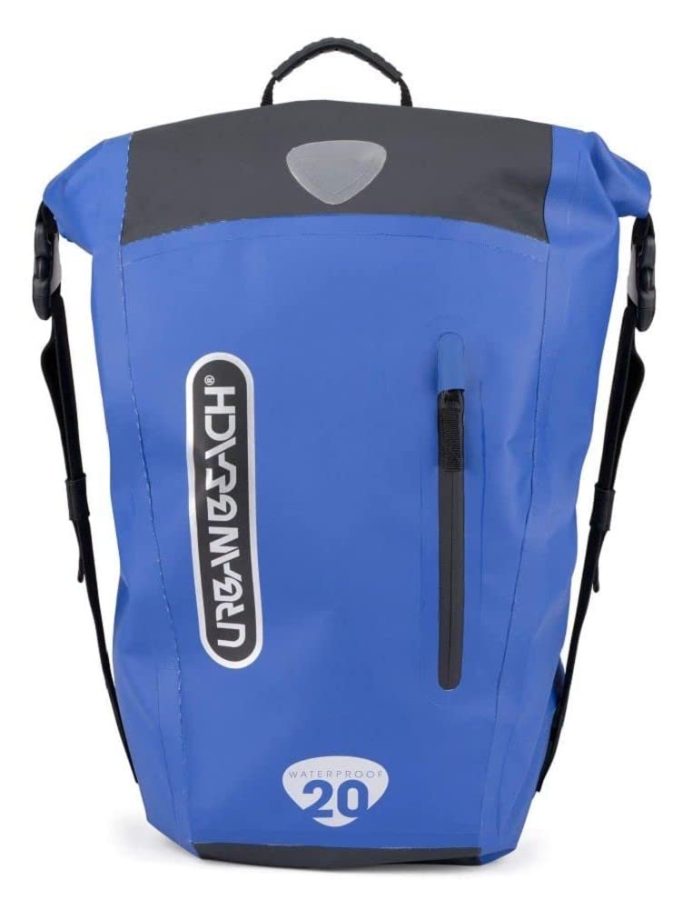 Urban Beach Unisex Wasserdichte Rolltop Trockentasche – 30 L, unisex, Waterproof Rolltop Dry Bag, blau