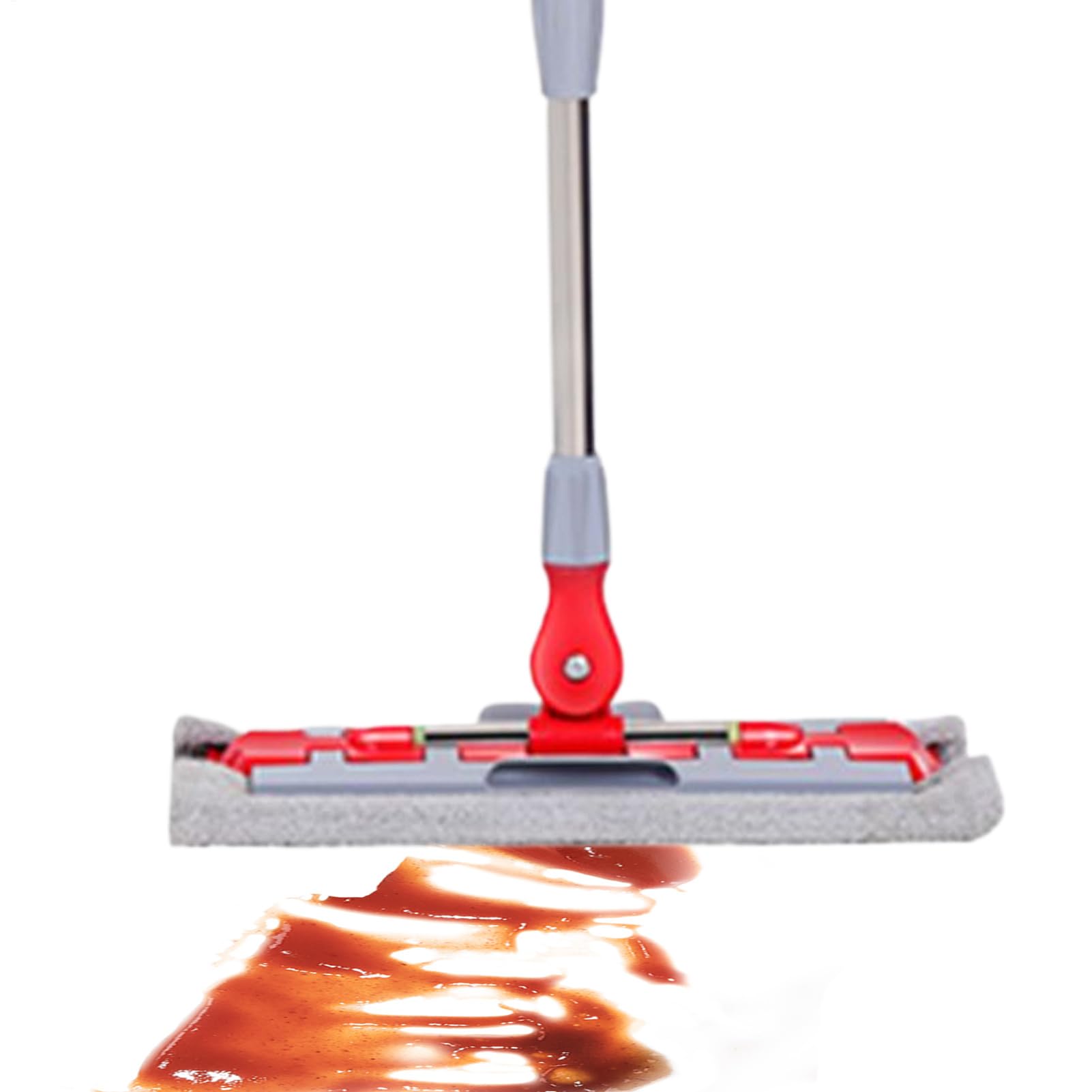 Mopa Plana De Microfibra Mango Telescópico Y Herramienta De Limpieza Rápida | Mopa Plana Giratoria 360° Para Suelos De Madera Laminados Baldosas Hogar Baño Cocina Apartamento Comercial Grandes Áre