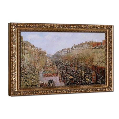 Camille Pissarro Boulevard Montmartre : impression toile 50x75 cm