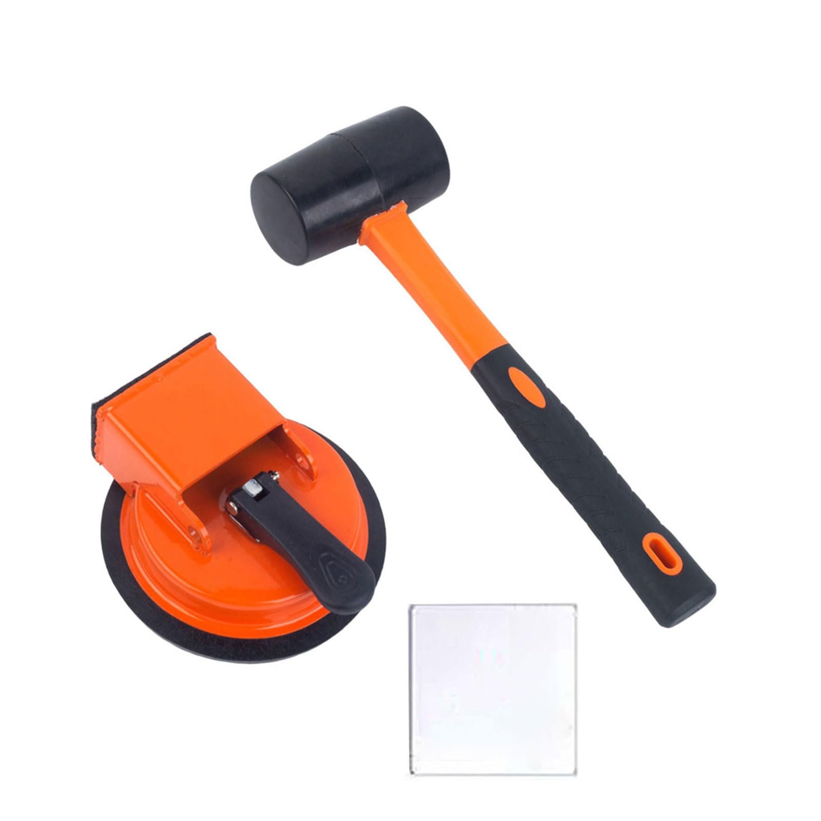 Hsioluted Suction Cup Adhesive Abs Construction Suction Lifter Tiles Mover Tool For Laminate Flooring Alignment And Smooth Surfaces Handling Strong Suction Cup Handle