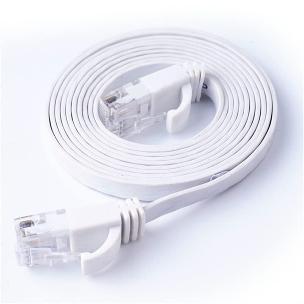 Cable Cables -Thin Flat Wire for Router CAT6 RJ45 Network