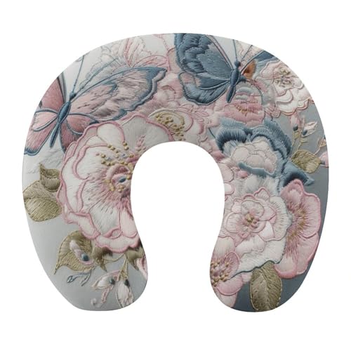 Almohada de viaje espuma viscoelástica tamaño único miniatura 1
