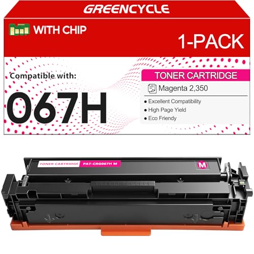 Image of greencycle 067H Magenta Toner Cartridge High Yield [with Chip]