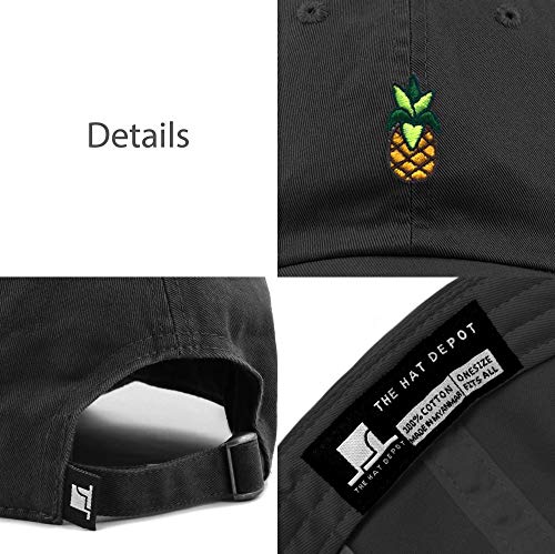 Image of USA Flag & Embroidery Premium 100% Cotton Low Profile Adjustable Baseball Dad Cap