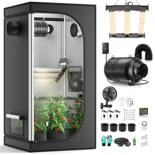 Growbox Komplettset 250 Watt HPS Cooltube 80x80x160 cm - Vorschaltgerät ETI 1