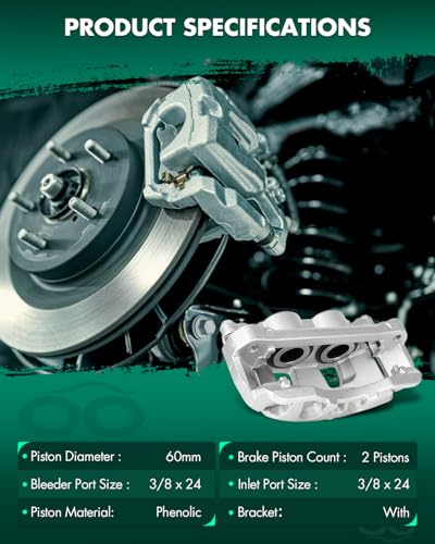 Image of SCITOO 18B5486 Front Right Disc Brake Caliper Assembly w /Bracket For Ford For F-250 Super Duty 2013-2020,For Ford For F-350 Super Duty 2013-2019,For Ford For F-450 Super Duty 2013-2015