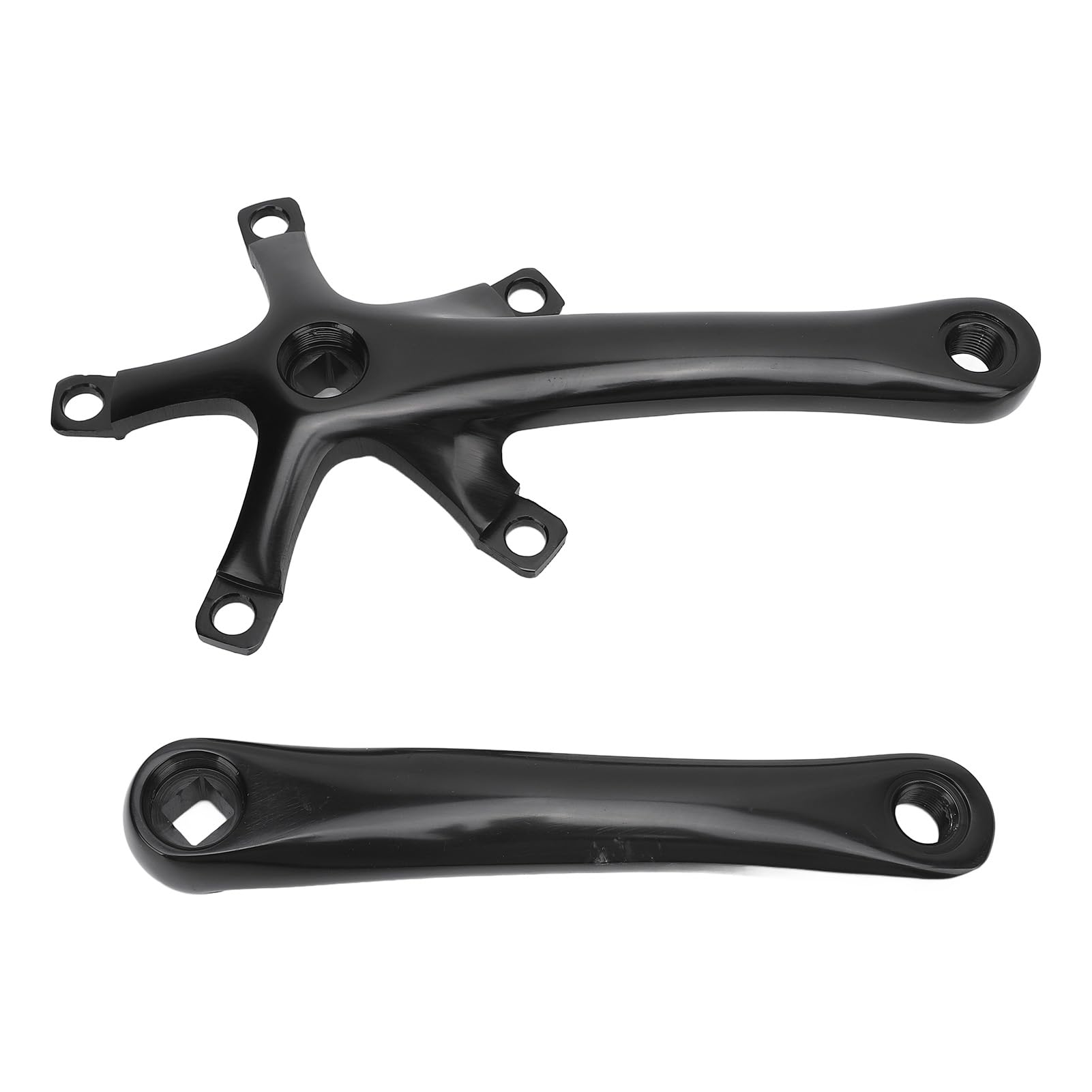 Zestaw Korby 165 Mm, Mocny Mechanizm Korbowy Wykonany z Najwyższej Jakości Materiałów ze Stopu Aluminium o Ergonomicznej Konstrukcji, Idealny do Jazdy Po Drogach i Podróży na