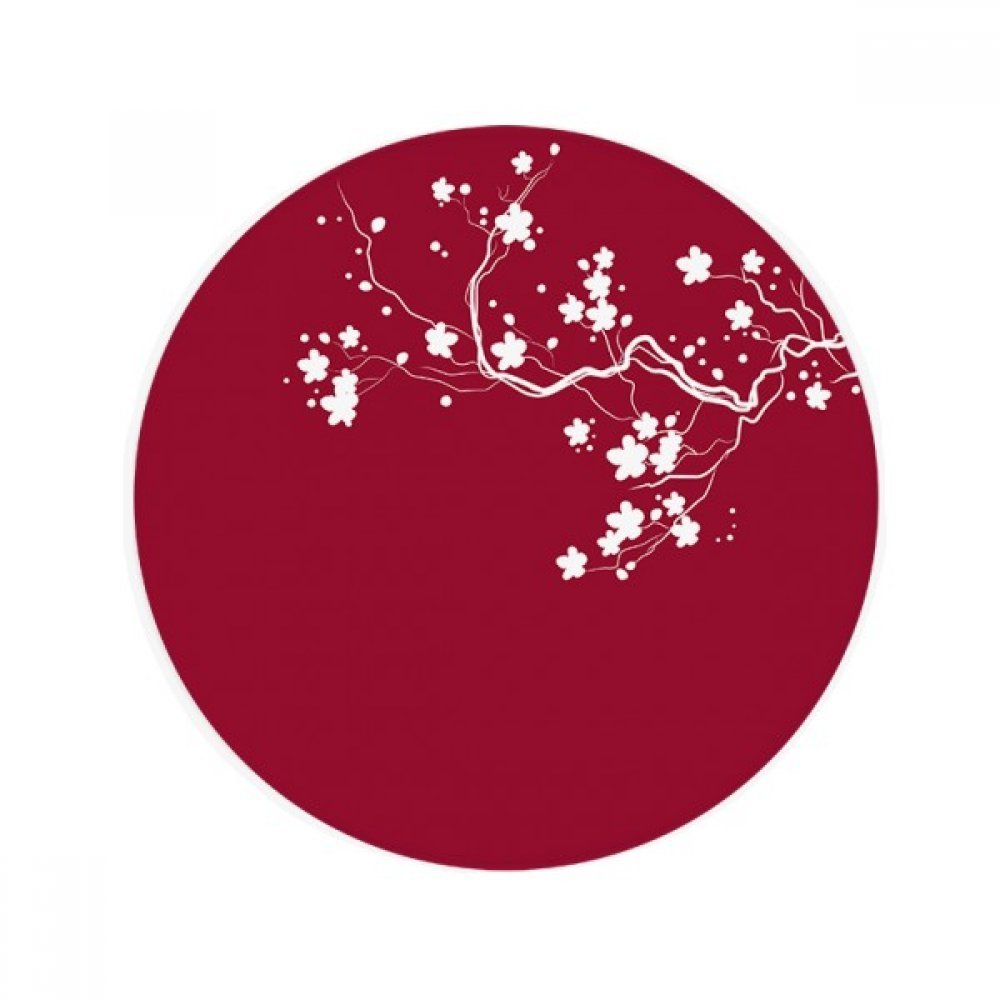 Tapis de salle de bain rond japonais antidérapant 80 cm